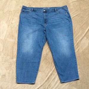 Old Navy High Rise O.G. Straight Built-In Warm Jeans - 28